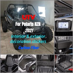  סט מדבקות קרבון ל RZR PRO 