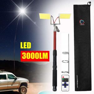 אבירי השטח-קבוצת רכיבה לטיולי שטח 4X4 לטרקטורונים/SBS Fernbedienung Einstellbar Teleskop LED Angelrute Licht Outdoor Camping Wandern BBQ Reise Lampe Road Feeder 3,75 M 12V beleuchtung