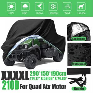 אבירי השטח-קבוצת רכיבה לטיולי שטח 4X4 לטרקטורונים/SBS 290x150x190cm XXXXL 210D Wasserdichte Regen Schnee Staub UV Proof Protector Motorrad Fahrzeug Roller ATV UTV quad Motor Abdeckung 