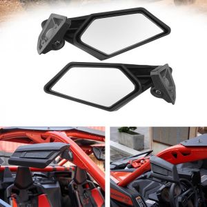 אבירי השטח-קבוצת רכיבה לטיולי שטח 4X4 לטרקטורונים/SBS Left & Right Utv Side View Mirrors Rearview Mirror Adjustable For Can Am Maverick X3 For Suzuki King Quad 2017-2022 - Atv Part