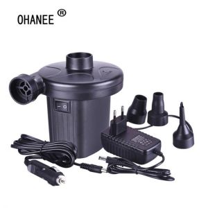 משאבה לניפוח מזרונים עם חיבור למצת 12V או שקע חשמל 220V