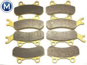אבירי השטח-קבוצת רכיבה לטיולי שטח 4X4 לטרקטורונים/SBS MC Front Rear Brake Pads For Can-Am Maverick X3 R Max 4x4 Turbo DPS 17 2018 2019