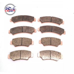 אבירי השטח-קבוצת רכיבה לטיולי שטח 4X4 לטרקטורונים/SBS ZFORCE 800\625 סט מלא רפידות מעצור ל 4 Set Brake Pad for CFMoto ZFORCE CFORCE UFORCE 500 600 800 1000 2018 2019 2020  7020 0810B0 7020 0810A0