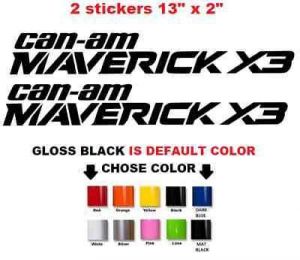 מדבקות ל MAVERICK X3