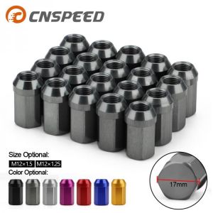 20 יחידות של אומים לגלגל במגוון צבעים - 17mm M12*1.25 M12*1.5 