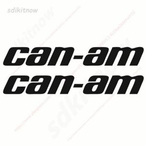 מדבקה של CAN AM במספר צבעים
