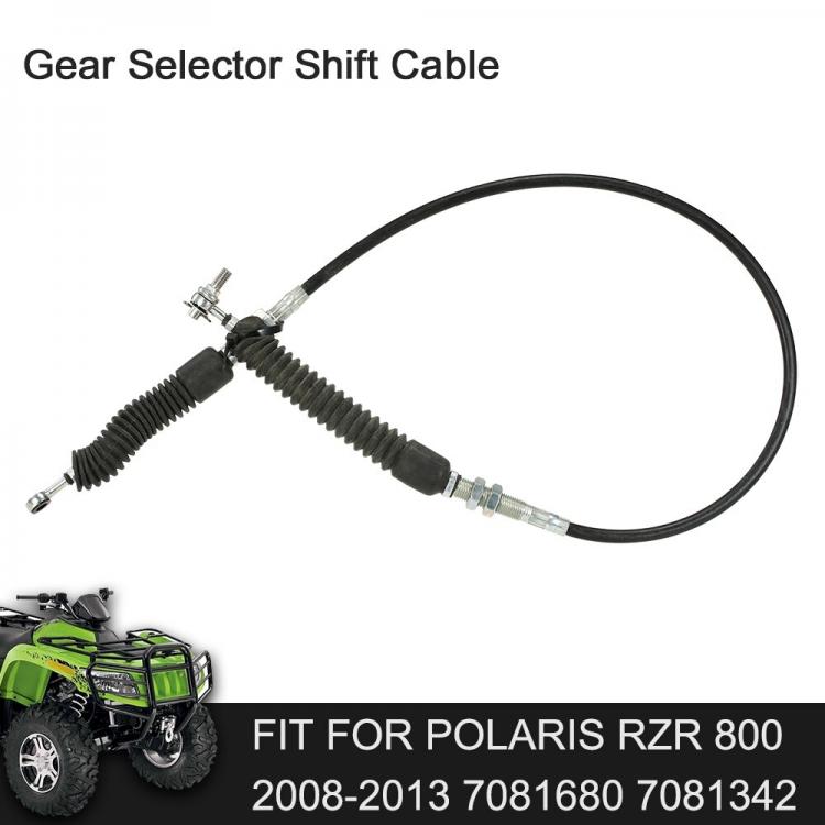 אבירי השטח-קבוצת רכיבה לטיולי שטח 4X4 לטרקטורונים/SBS 80cm Getriebe Selector Shift Kabel Fit für Polaris RZR 800 2008 2013 7081680 7081342 ATV Zubehör 7081680;7081342