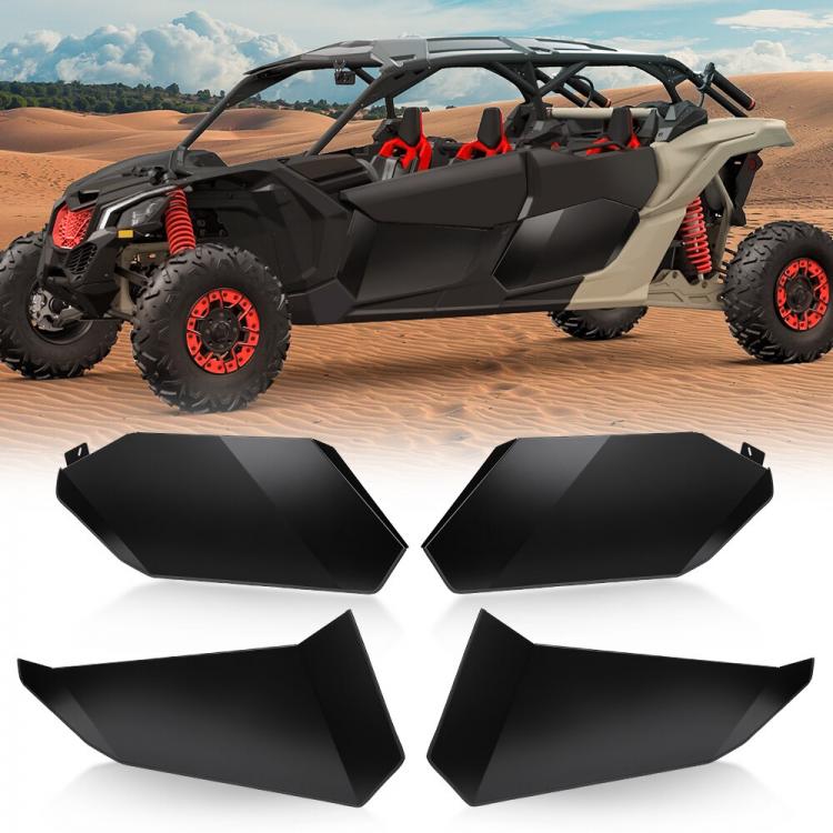 אבירי השטח-קבוצת רכיבה לטיולי שטח 4X4 לטרקטורונים/SBS MAVERICK X3 השלמה לדלתות תחתונות ל Maverick X3 לכלי 4 מקומות