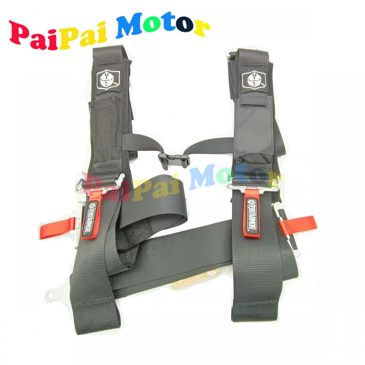 אבירי השטח-קבוצת רכיבה לטיולי שטח 4X4 לטרקטורונים/SBS For Can Am Brp Maverick X3 Outlander Commander 800 1000 Pro Armor Safe Belt Seat Belt 4 Point 3" Racing Harness - Atv Parts & 