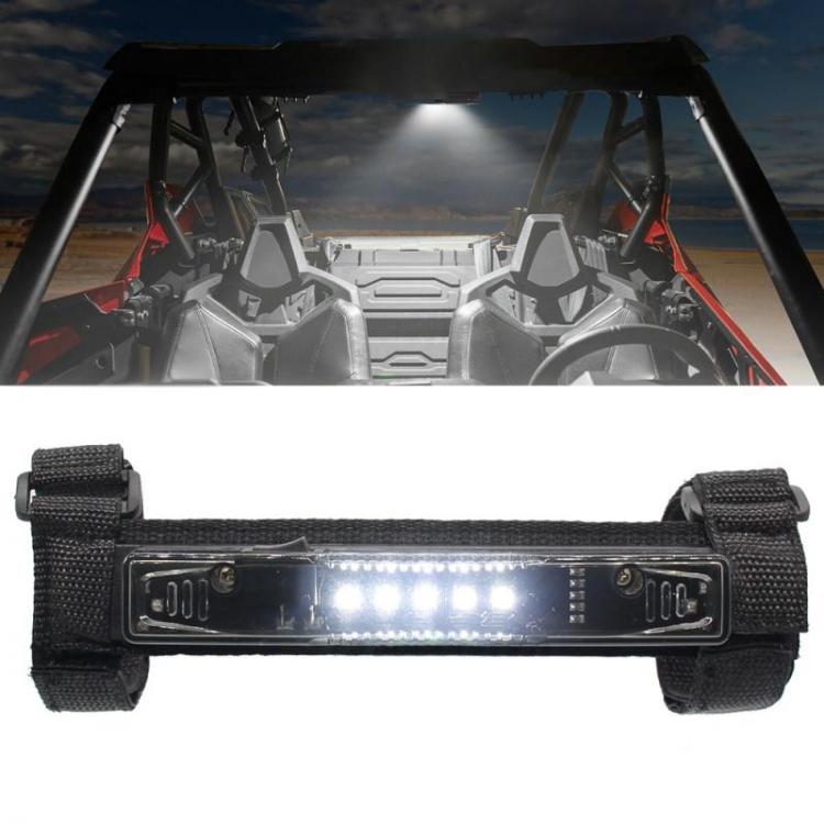 אבירי השטח-קבוצת רכיבה לטיולי שטח 4X4 לטרקטורונים/SBS 6000k Motorcycle Modification Accessories For Utv Atv Polaris Rzr Golf Car Dome Light Led Bar Guard Light Motorcycle Accessories -