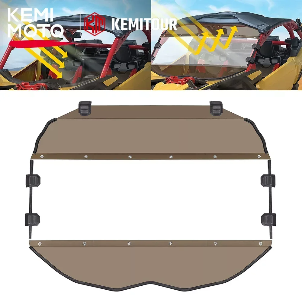 אבירי השטח-קבוצת רכיבה לטיולי שטח 4X4 לטרקטורונים/SBS MAVERICK X3 שמשה מלאה ל MAVERICK X3